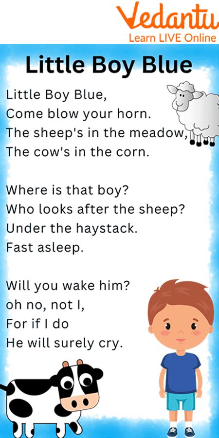 Read Little Boy Blue for Kids | Popular Poems for Children