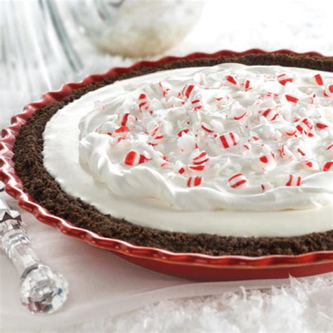 Peppermint Snow Pie Recipe | Just A Pinch Recipes