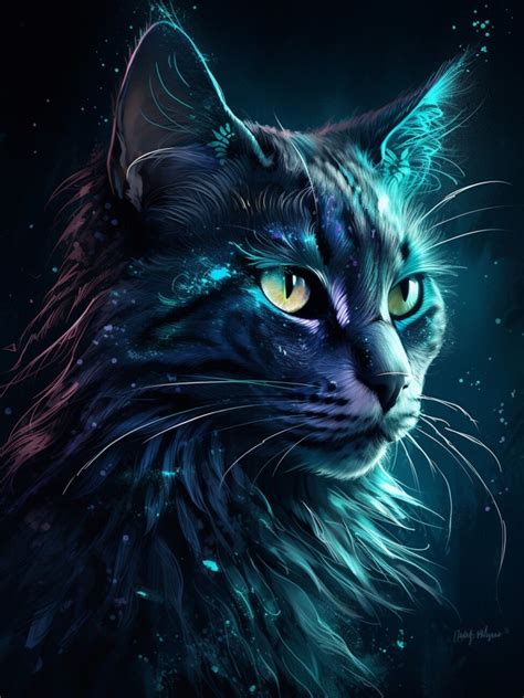 Cat In Galaxy Wallpaper