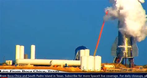 SpaceX starship test in South Texas ends in a big bang