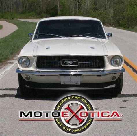 1967 Ford Mustang Fastback White | Motoexotica Classic Cars