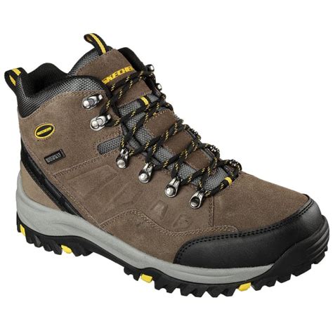 SKECHERS Men's Relaxed Fit: Relment – Pelmo Mid Waterproof Hiking Boots - Bob’s Stores