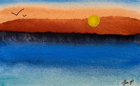 Hand Painted Watercolor Blank Note Card 3.25 x 5 with Envelope ...