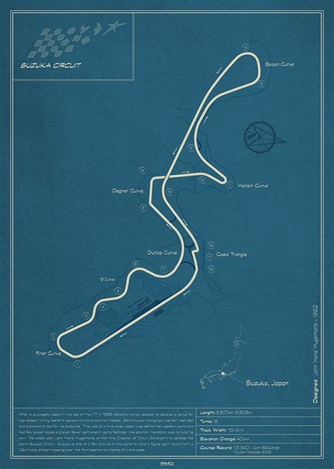 Judith Thornton Headline: Suzuka Circuit Map