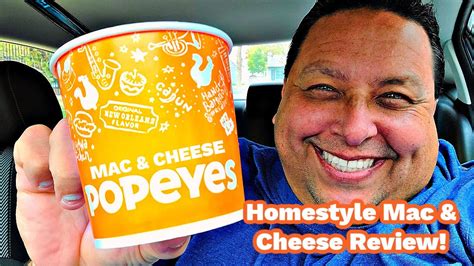 POPEYES Homestyle Mac & Cheese REVIEW! - YouTube