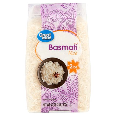 Great Value Basmati Rice, 2 lb - Walmart.com