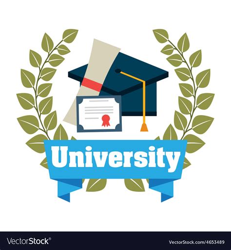 University emblem Royalty Free Vector Image - VectorStock