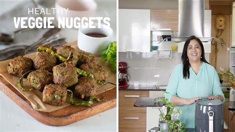 Veg Nuggets Recipe in Air fryer - Indian Air fryer snacks Recipe - YouTube