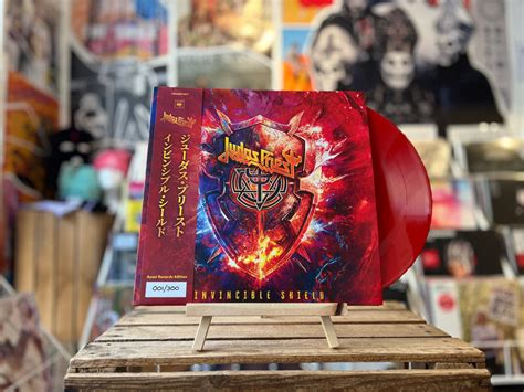 Judas Priest Invincible Shield Vinyl LP Assai Obi Edition Red Colour 2 — Assai Records