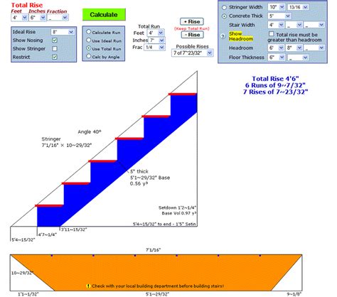 Stair Stringer Calculator - WNY Handyman