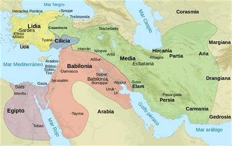 Mapa Imperio Babilonico