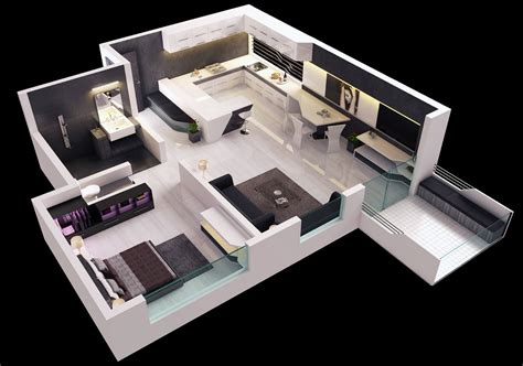 25 One Bedroom House/Apartment Plans