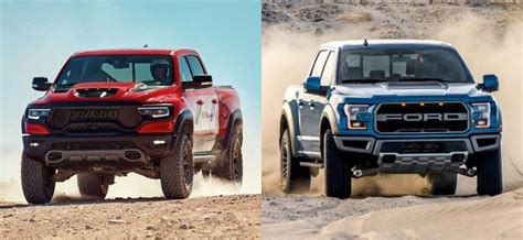 2021 Ram TRX Vs Ford F-150 Raptor: Which Truck Is Toughest? - Fabulous ...