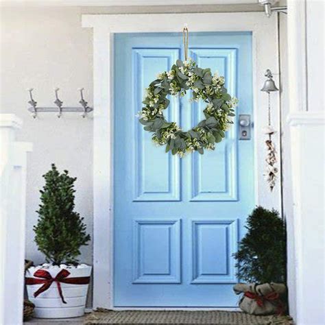 White Garland Lysimachia Ring Field Pendant Door Knocker Peony Flowers ...