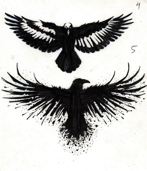 Crow Tattoo Designs by marcAhix.deviantart.com on @DeviantArt | Crow ...