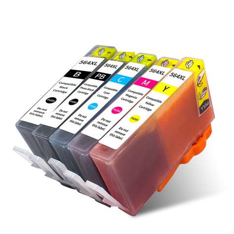 564XL Printer Refill Ink Cartridge for HP Photosmart C6300 6380 5380 ...