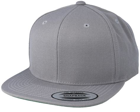 Silver Snapback - Yupoong caps - Hatstoreworld.com