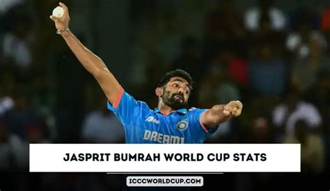 Jasprit Bumrah World Cup Stats (2023), Career, Age, Wickets, Best Bowling, Records - ICC Cricket ...