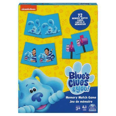 Blue's Clues Memory Match Game, for Families and Kids Ages 3 and up ...