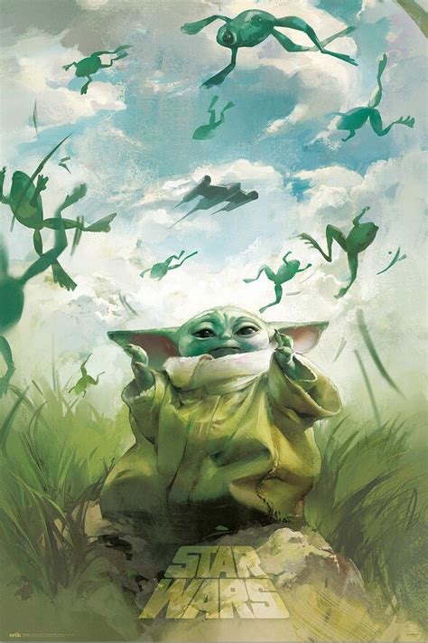 Poster Star Wars - Grogu Training | Wall Art, Gifts & Merchandise | UKposters