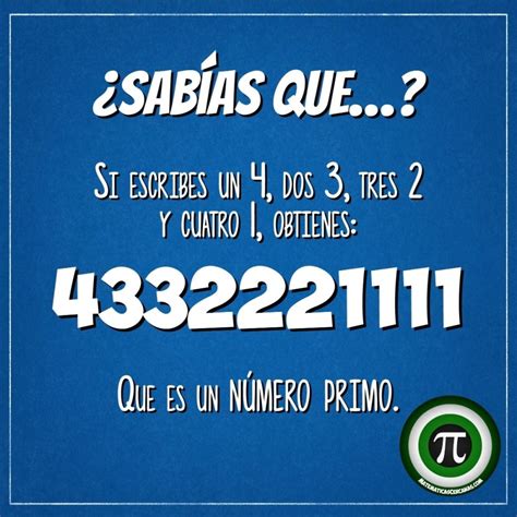 ¿Sabías que…? El número 4332221111 – MatematicasCercanas