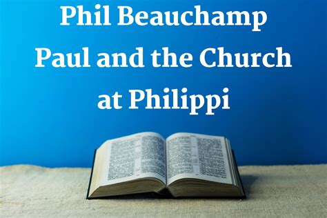 Paul And The Church At Philippi | Lakeside Church of Christ