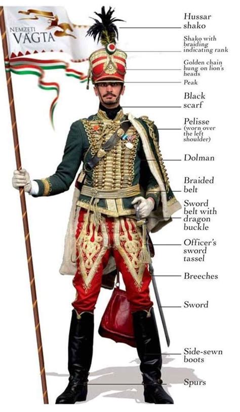 Hungarian Hussar | Hungarian clothing, Military fashion, Hungarian embroidery