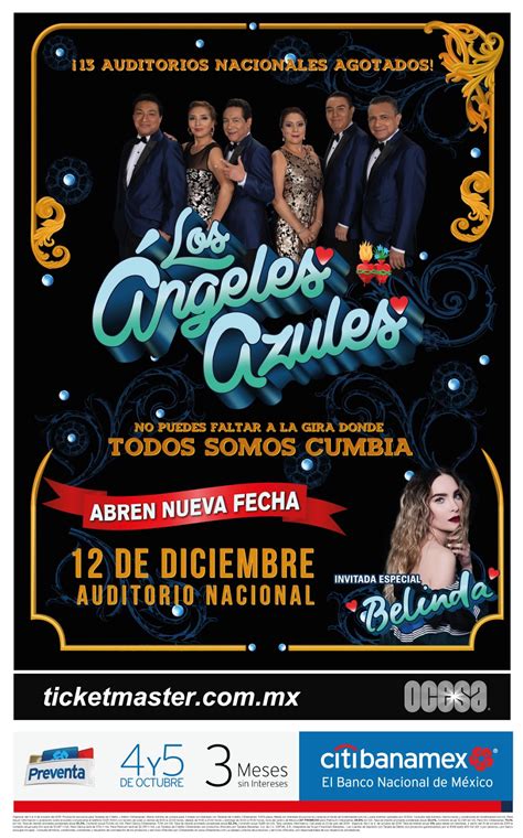 EnPOPados: Los Ángeles Azules ofrecerán un nuevo concierto en el Auditorio Nacional. // #EnPOPados