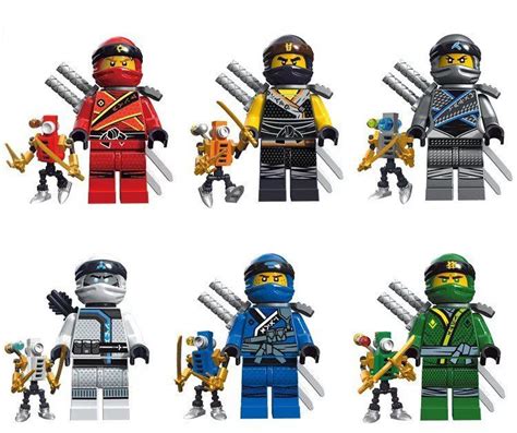 Ninjago minifigures Masters of Spinjitzu Lego Minifigures Compatible ...