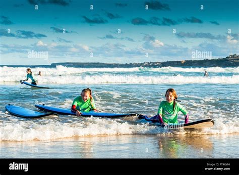 Bondi beach surfing hi-res stock photography and images - Alamy