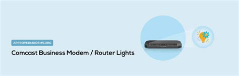 Comcast Business Modem/Router Lights: Explained