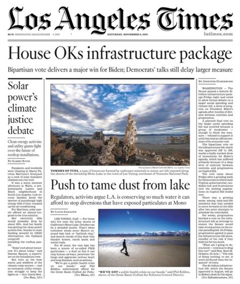 があります Front Page the LA Timesの通販 by なつおかめ｜ラクマ カテゴリ