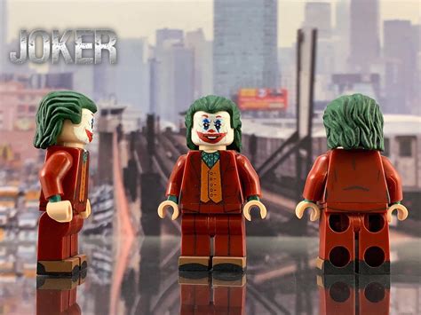 Toys & Hobbies LEGO Custom PAD Printed Joaquin Phoenix Joker Minifigure Minifig LIMITED EDITION ...