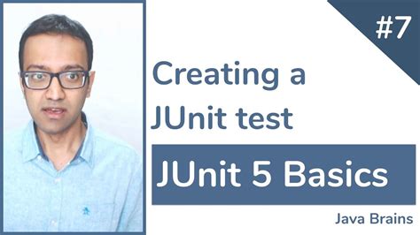 JUnit 5 Basics 7 - Creating a JUnit test - YouTube