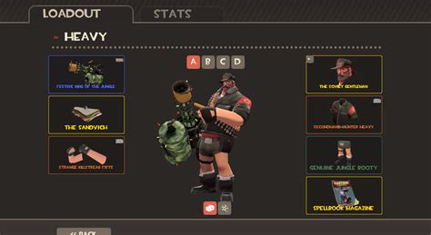 Jungle Heavy loadout in spite of flyro announcement. : tf2