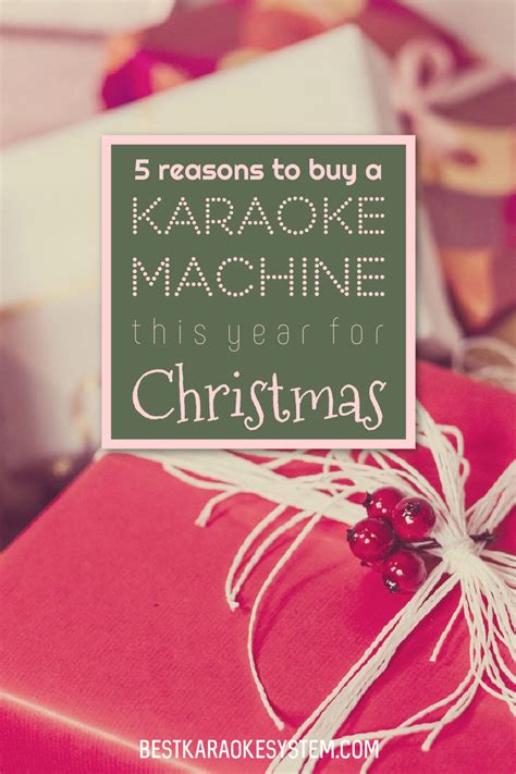 5 Reasons to Buy a Karaoke Machine for Christmas this Year - Best ...