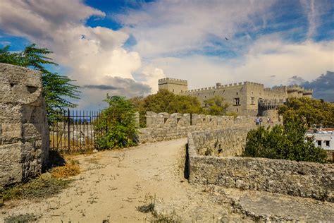 Castle In Rhodes Greece Free Stock Photo - Public Domain Pictures