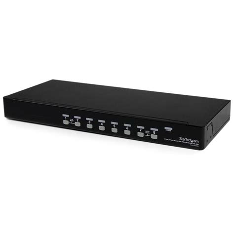 USB KVM Switch - 8 Port | 1U KVM Switch | Built-in OSD | StarTech.com