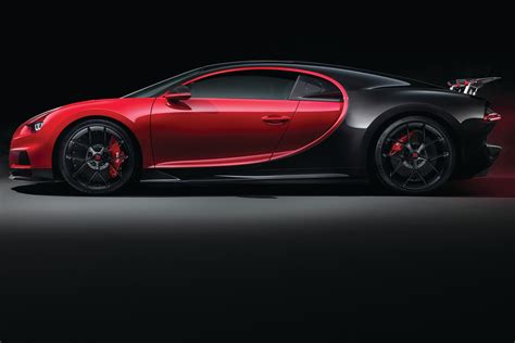 Red and Black Bugatti, Chiron, HD Car, Super Car, Side View Poster - Etsy