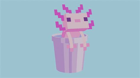 Axolotl Minecraft Wallpapers - Wallpaper Cave