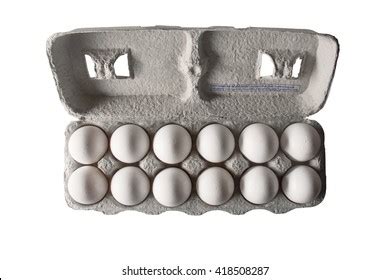 Empty Cardboard Egg Carton Clipping Path Stock Photo 2798519 | Shutterstock