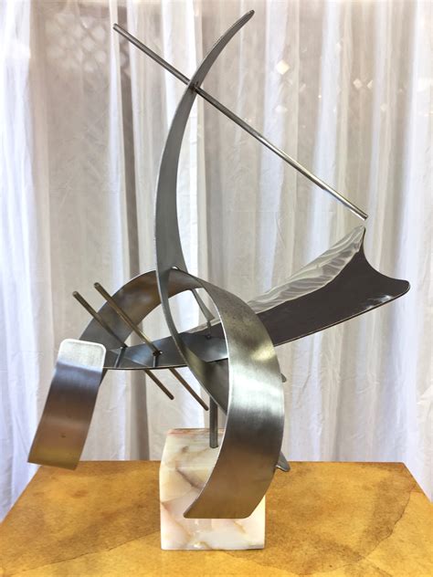 Monumental Abstract Steel Sculpture by Curtis Jeré - Past Perfect