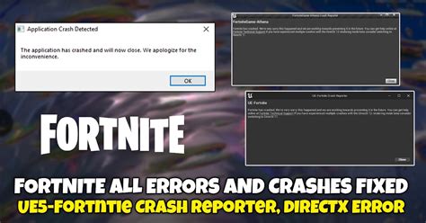 Fortnite - Fix All Error & Crashes | UE5-Fortnite Crash Reporter ...