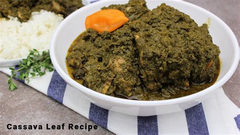 How To Cook Cassava leaf stew with chicken | Easy To Follow Recipe ...