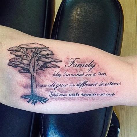 Tree Tattoos With Quotes