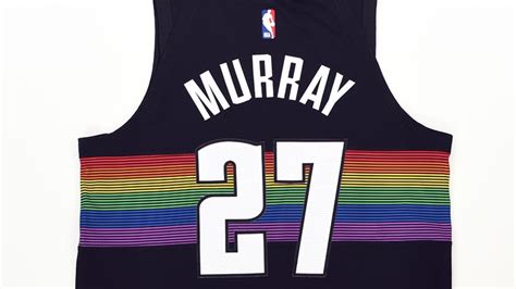 Denver Nuggets unveil new 'City Edition' rainbow skyline jersey | 9news.com