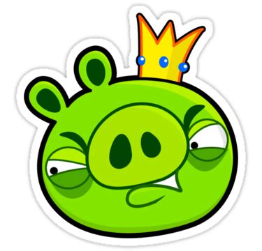 King Pig Cartoon Wallpaper "Angry Birds"