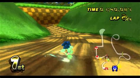 Sonic in Mario Kart WII mod - YouTube