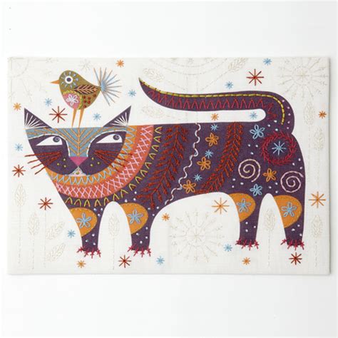 CAT EMBROIDERY KIT - nancynicholson.co.uk