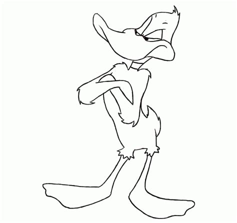 Daffy Duck Coloring Page - Coloring Home